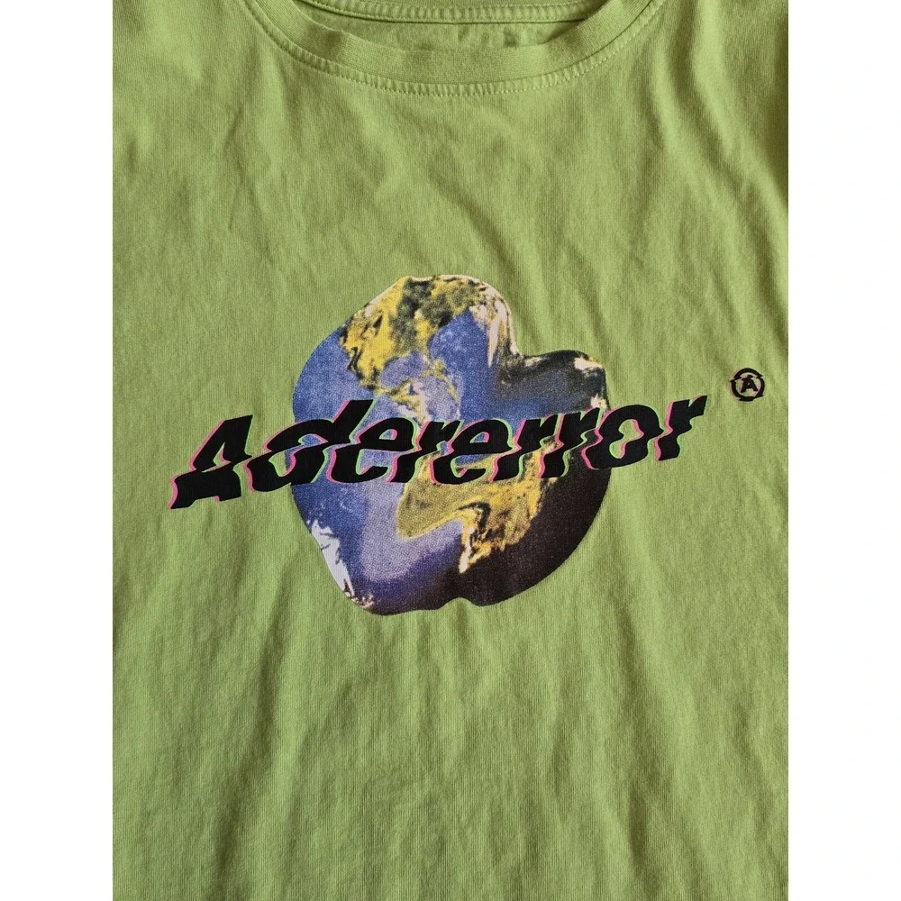 ADER error T-shirt/Cut &‎ Sewn Yellowish Green Summer 2020 A1 20ASSTO03YG1 - Picture 2 of 8